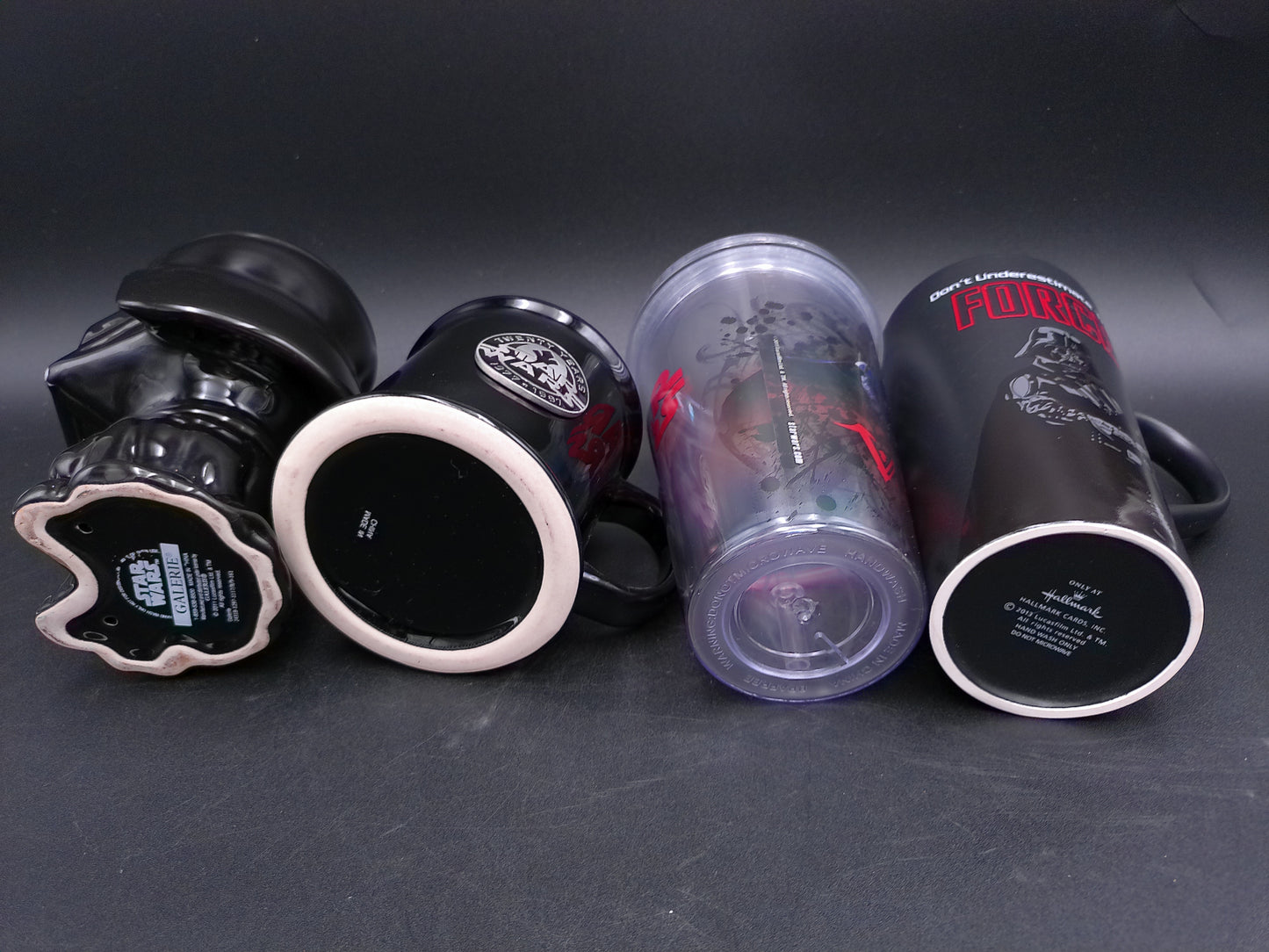Star Wars Darkside Mug Cup Darth Vader Galerie Set of 4 Unique