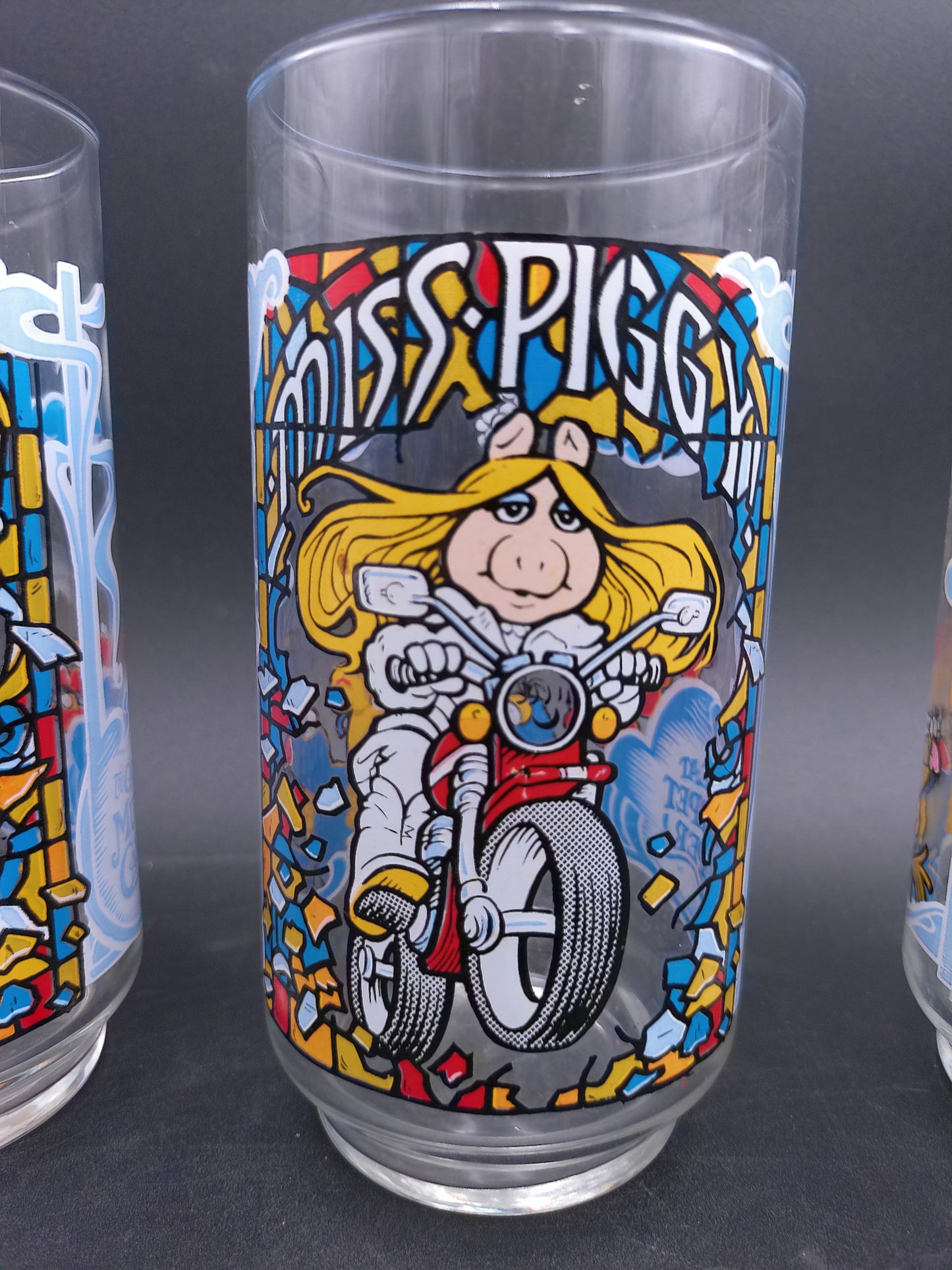Set of 3 Vintage 1981 Miss Piggy The Great Muppet Caper Collectors McDonald’s