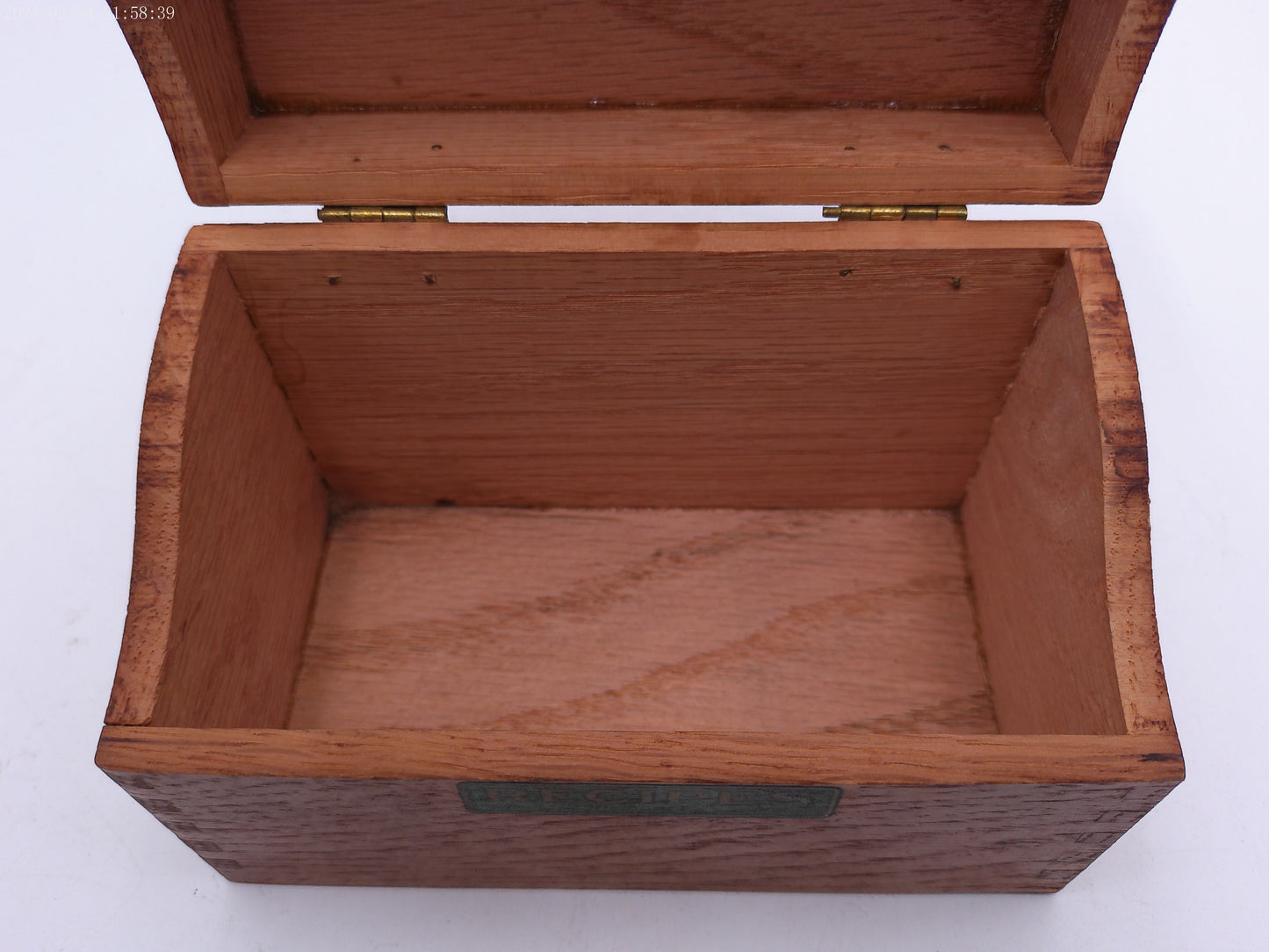 Vintage Wooden  Recipe Box