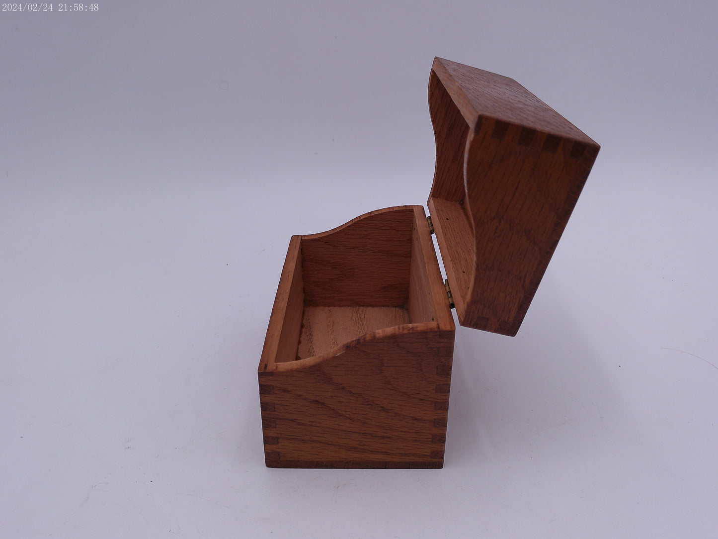 Vintage Wooden  Recipe Box