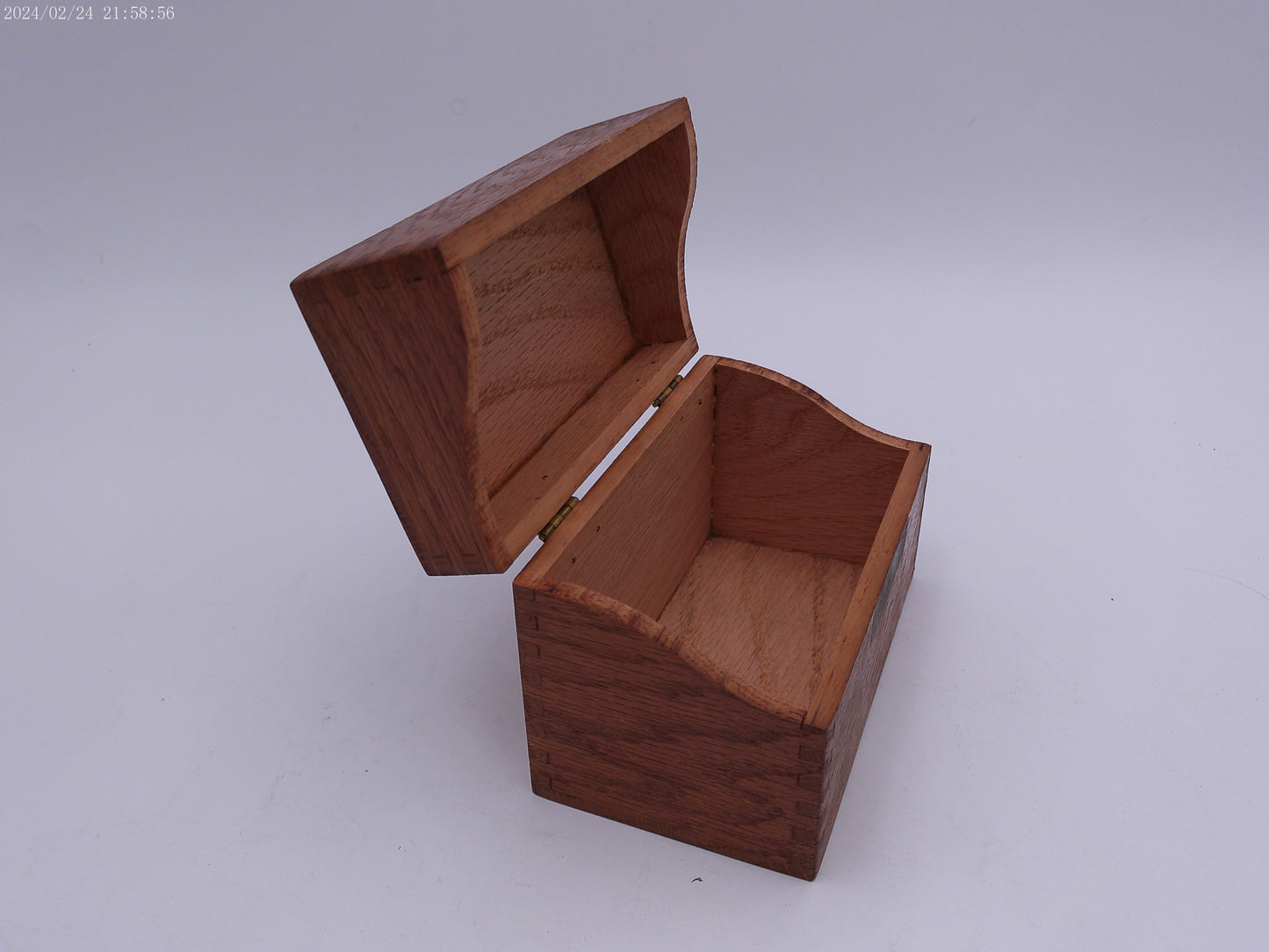 Vintage Wooden  Recipe Box