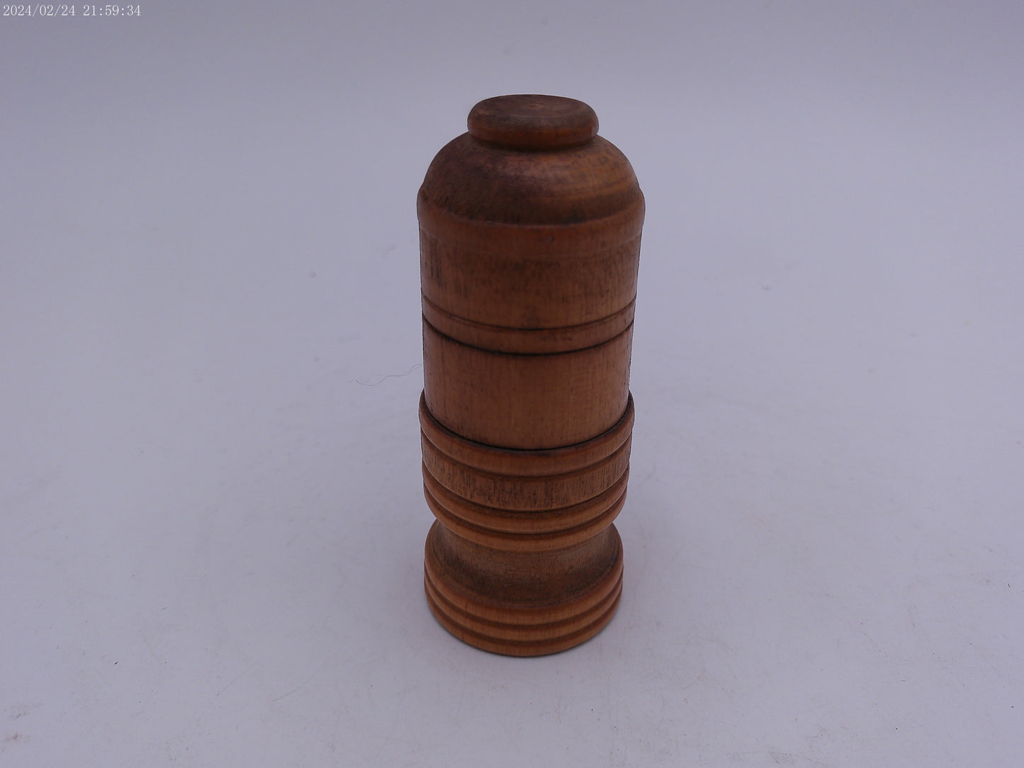 Wooden Round Container for Kitchen Prongs