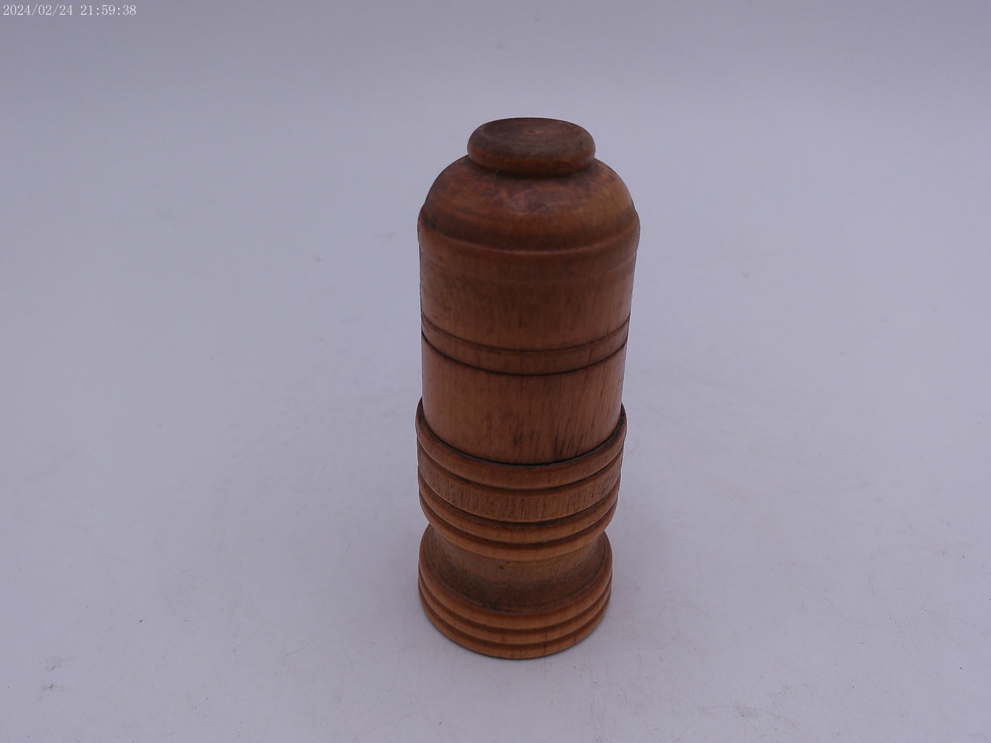 Wooden Round Container for Kitchen Prongs