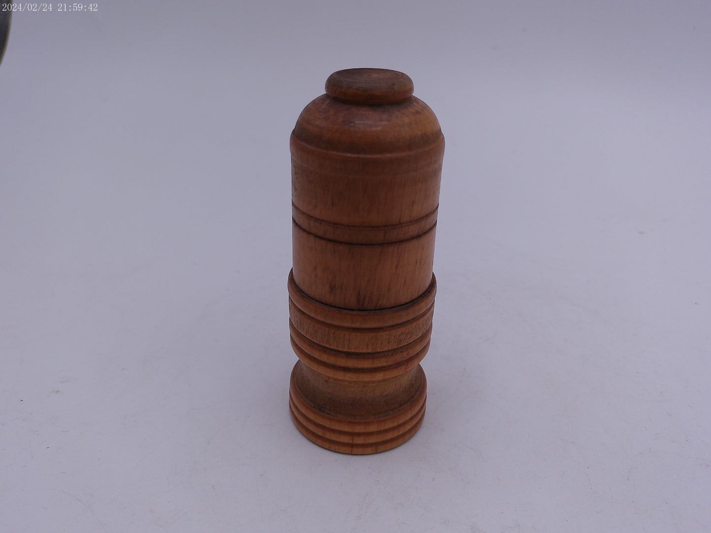 Wooden Round Container for Kitchen Prongs