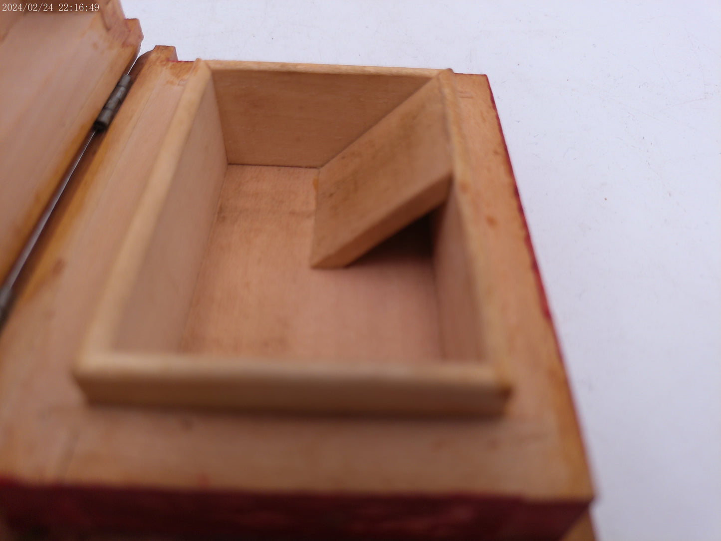 Wooden Box Made in Sweden Vintage