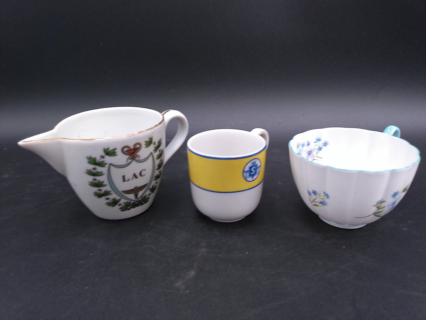 Doctor Creamer Latin Goldhelley Dainty Blue Rock Fine Bone Chin Vintage