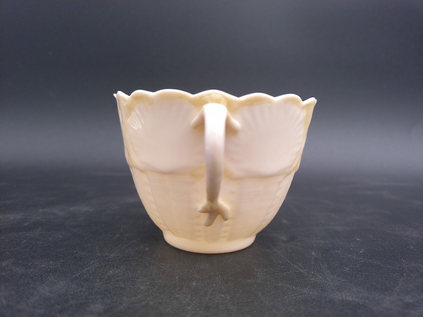 Belleek Limpet Replacement Tea coffee Cup Yellow Luster Ireland