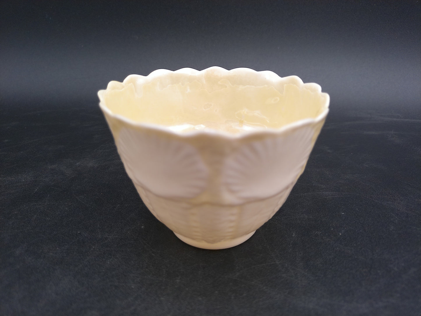 Belleek Limpet Replacement Tea coffee Cup Yellow Luster Ireland