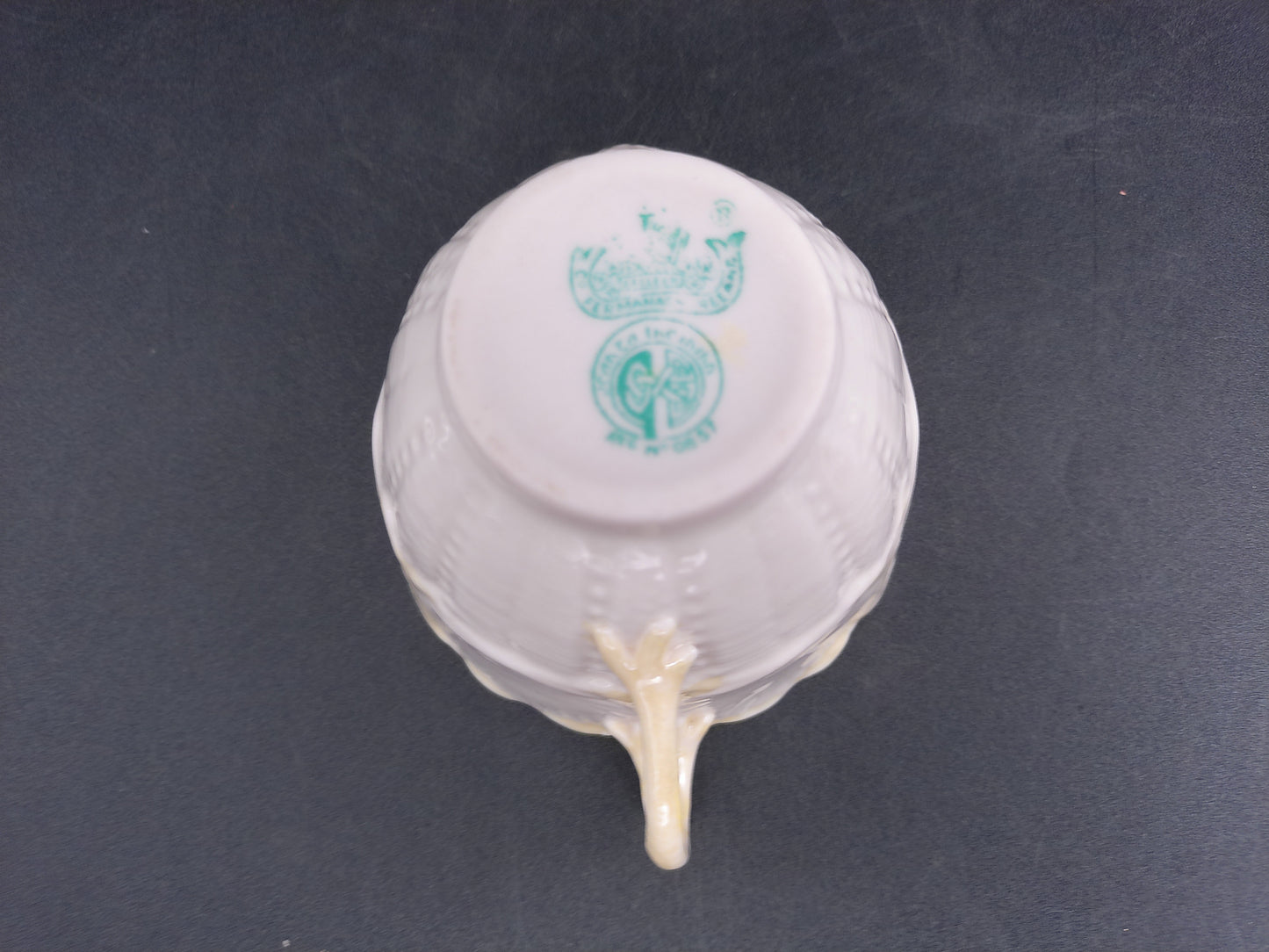 Belleek Limpet Replacement Tea coffee Cup Yellow Luster Ireland