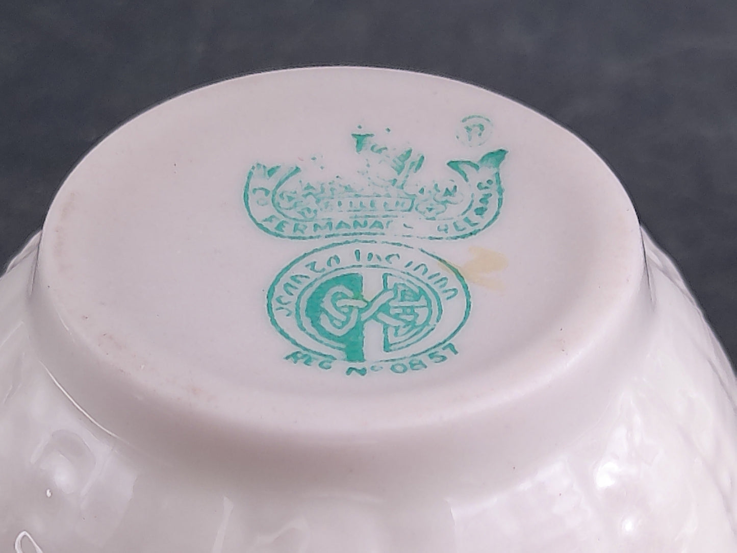 Belleek Limpet Replacement Tea coffee Cup Yellow Luster Ireland