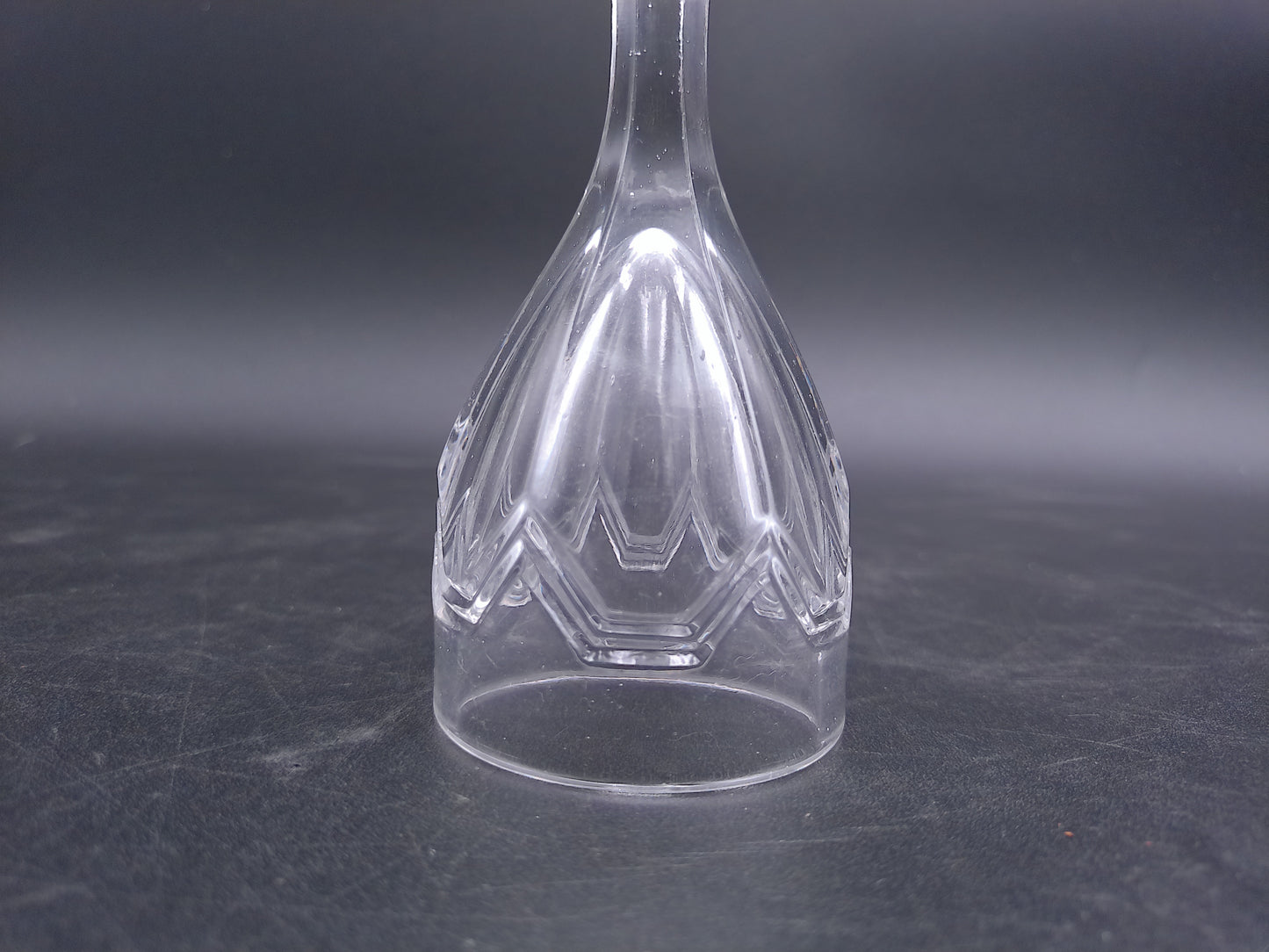High Quality 1930s Vintage Art Deco Octagonal Cut Glass Drinking Glass