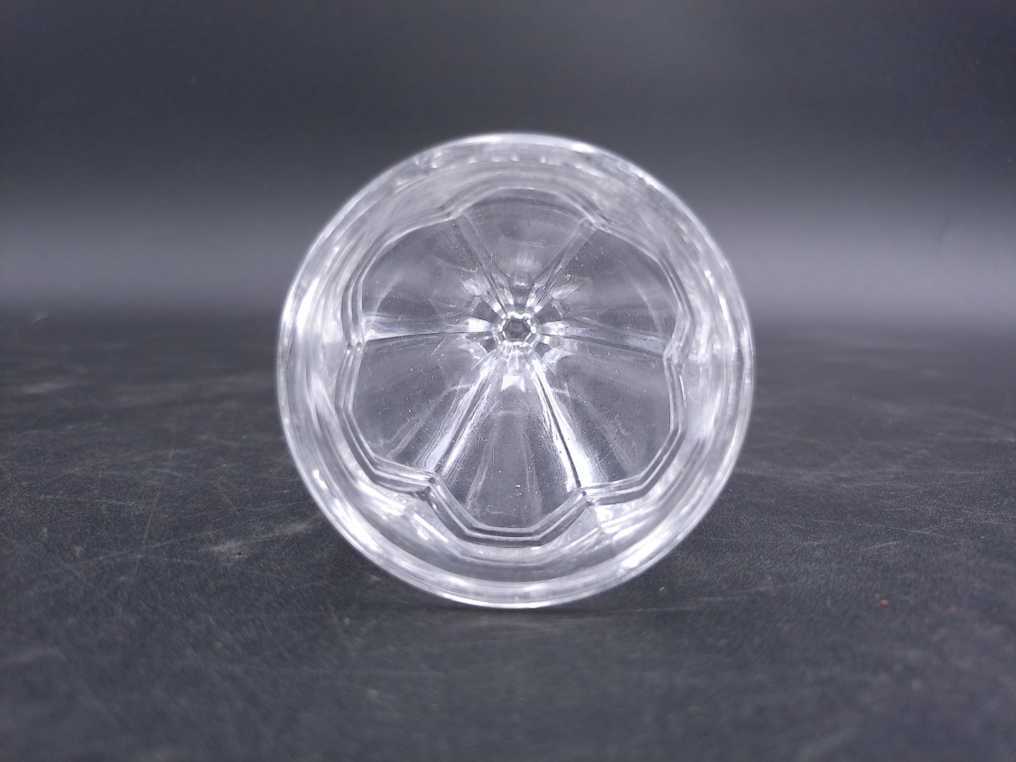 High Quality 1930s Vintage Art Deco Octagonal Cut Glass Drinking Glass