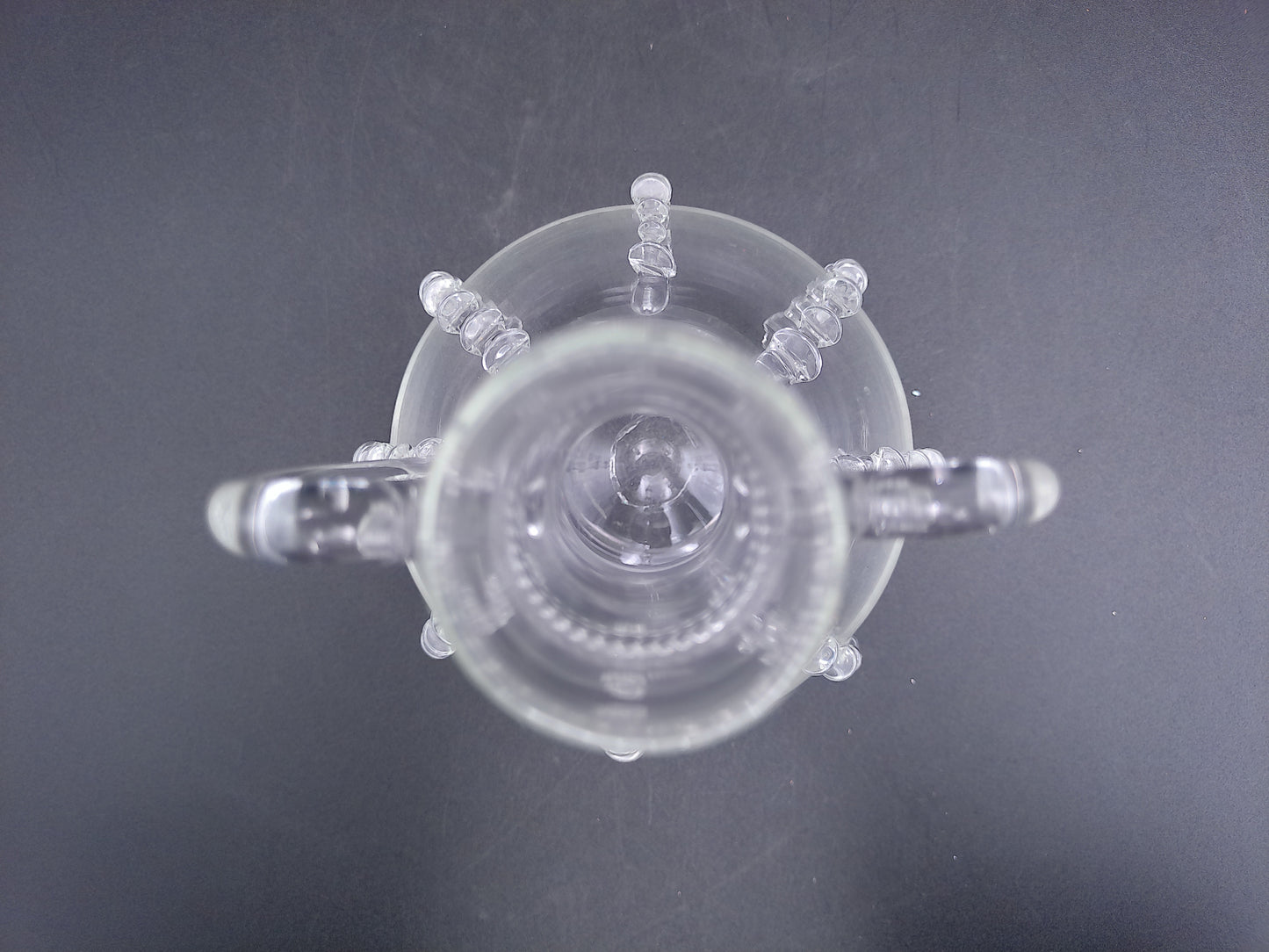 Juliska Hand Blown Glass Harriet Carafe Bride Princess Pitcher