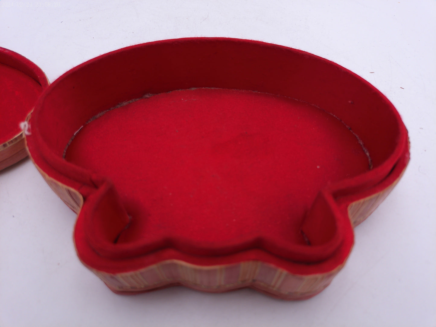 Rare Wood Bamboo Straw Jewelry box