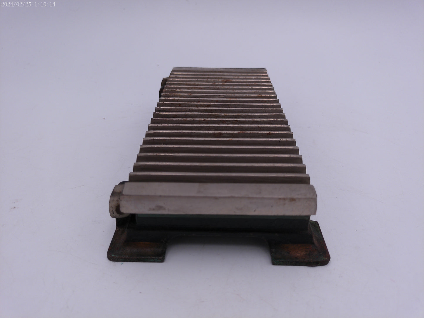 American Machine Cast Iron Hand Fluter Crimper or unique metal box