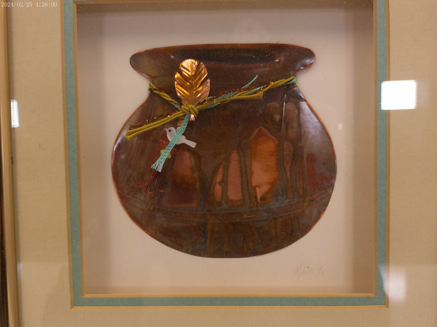 Art Unique 3d Effect of Beautiful Bowl Metal framed