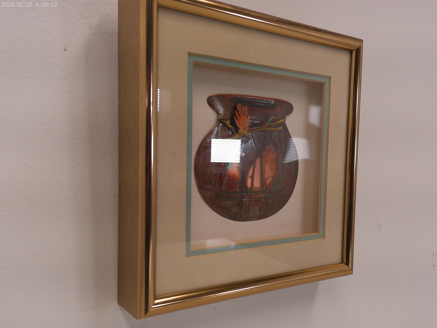 Art Unique 3d Effect of Beautiful Bowl Metal framed