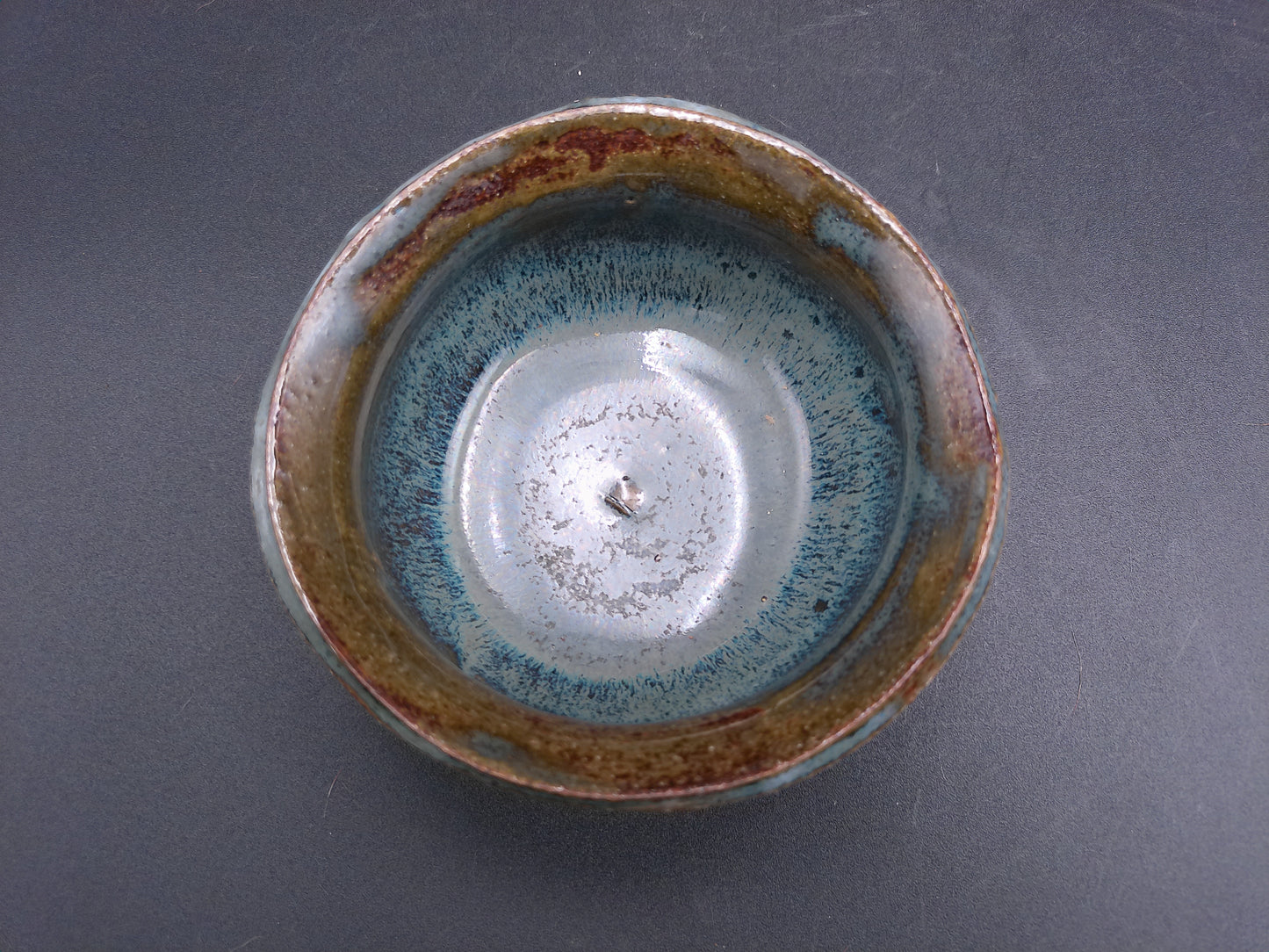 Pottery Set of 2 Very Old Bowls Hand Made Vintage Crackle Design