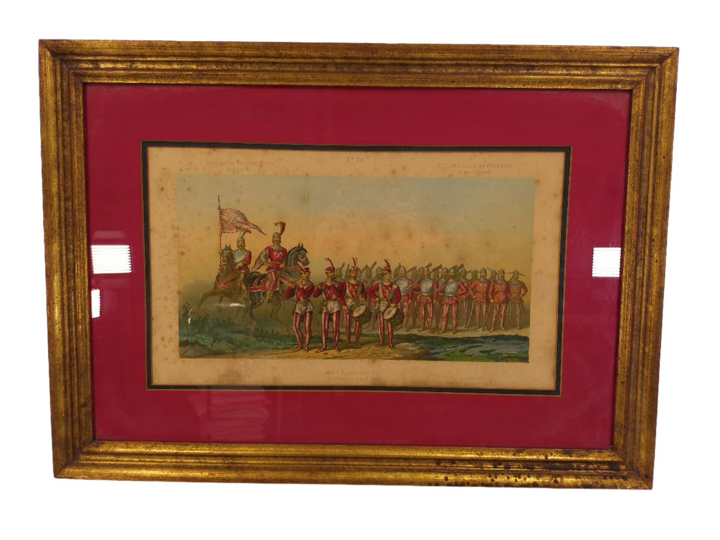 Art Contengent Von Bicl War 1800's Print Framed