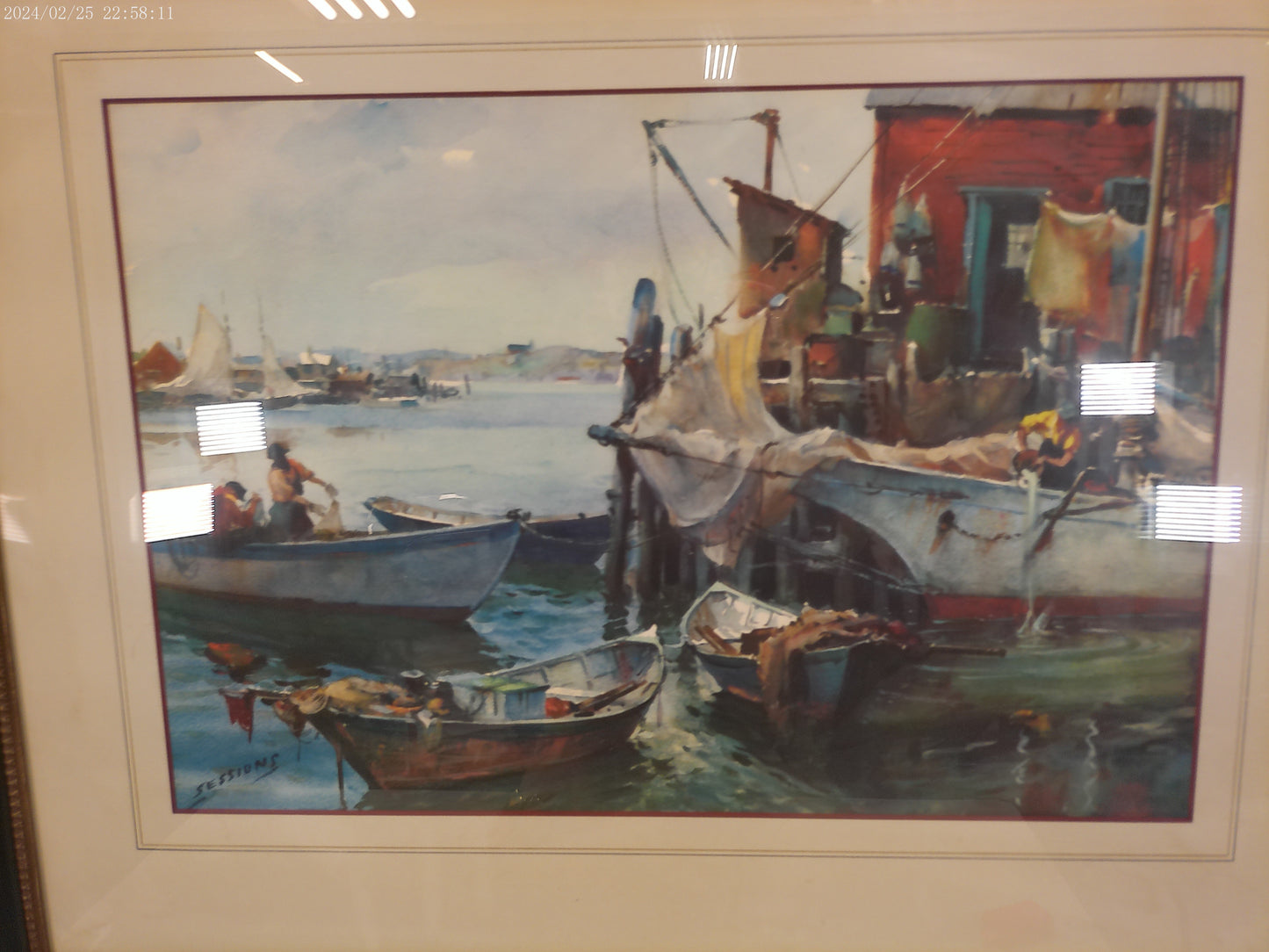 Art Large framed print "Backwater" by James Sessions