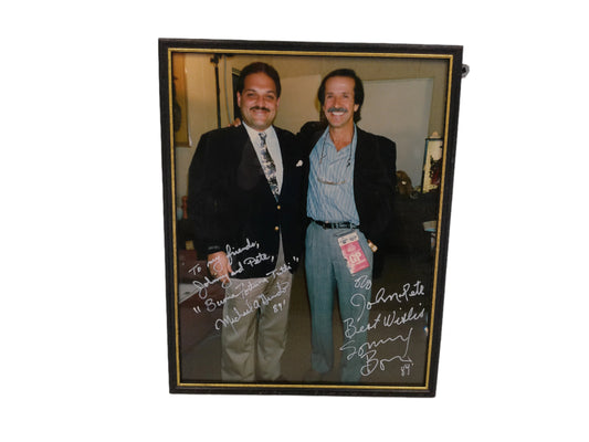 Art Signed Photograph of  Sony Bono 1989