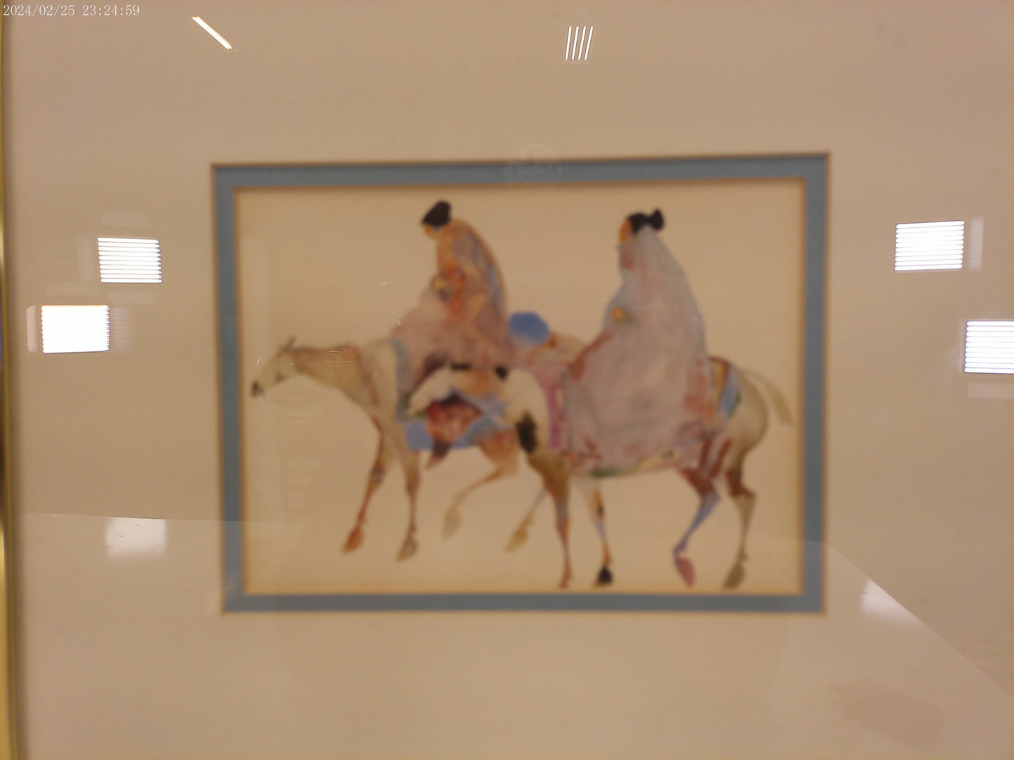 Art 1970s Carol Grigg Painting / print Framed