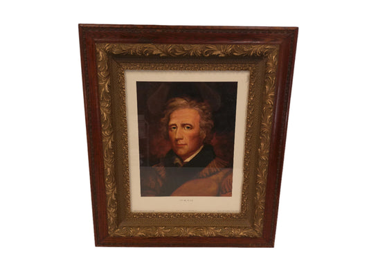 Art Photo Print of Daniel Boone Beautiful Wood Frame