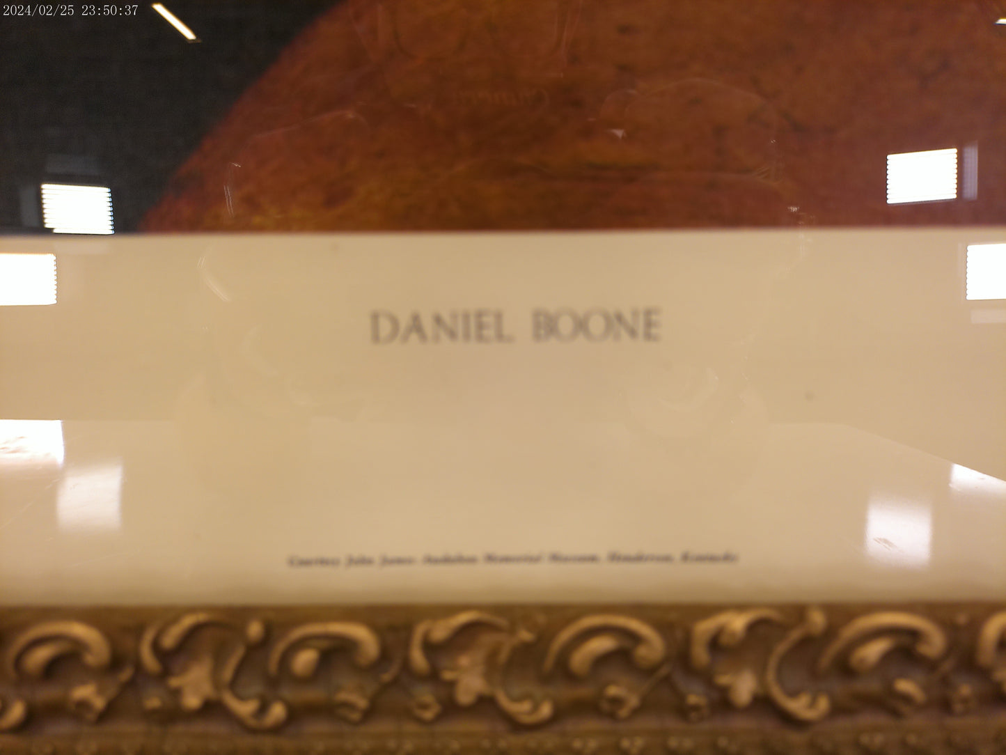 Art Photo Print of Daniel Boone Beautiful Wood Frame