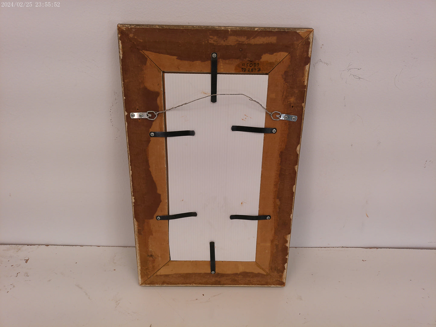 Art Oil Painting Vintage Male nude with Unique Gold Frame