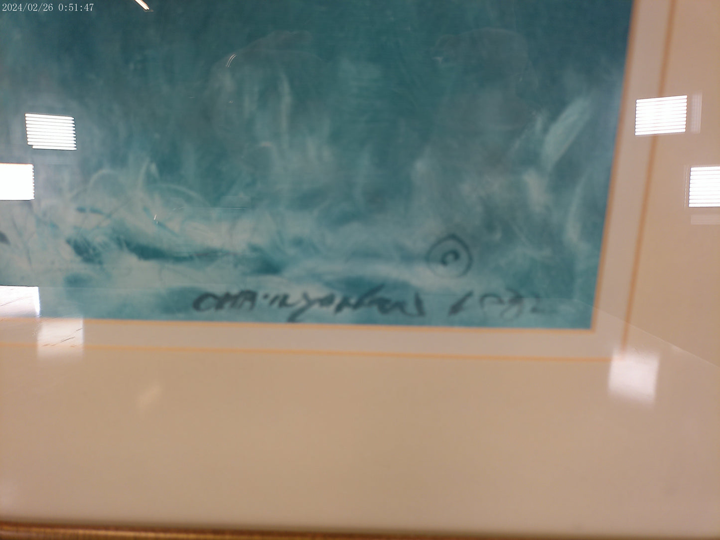 Art Boy on Mailbox Reading Paper print signed