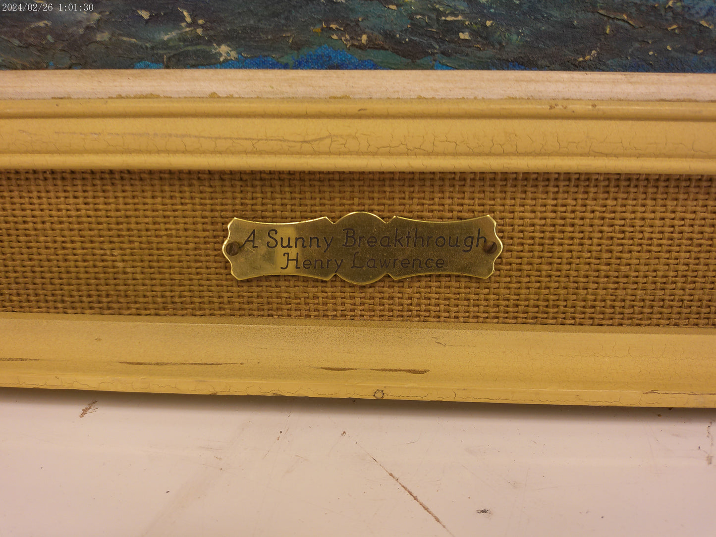 Art Oil Painting by Artist Henry Lawrence "Sunny Breakthough"