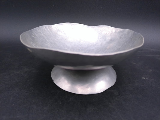Pewter Bowl 1920s Vintage Serving Dish