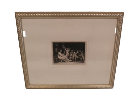 Art "The Torch of Venus" By Pierre-Paul Prud"hon" Engraved By Leopol Flameng around 1870