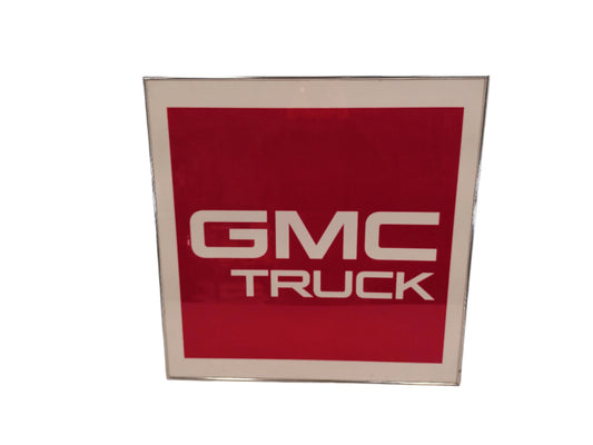 Art Metal Framed Sign From the GMC Truck Plant