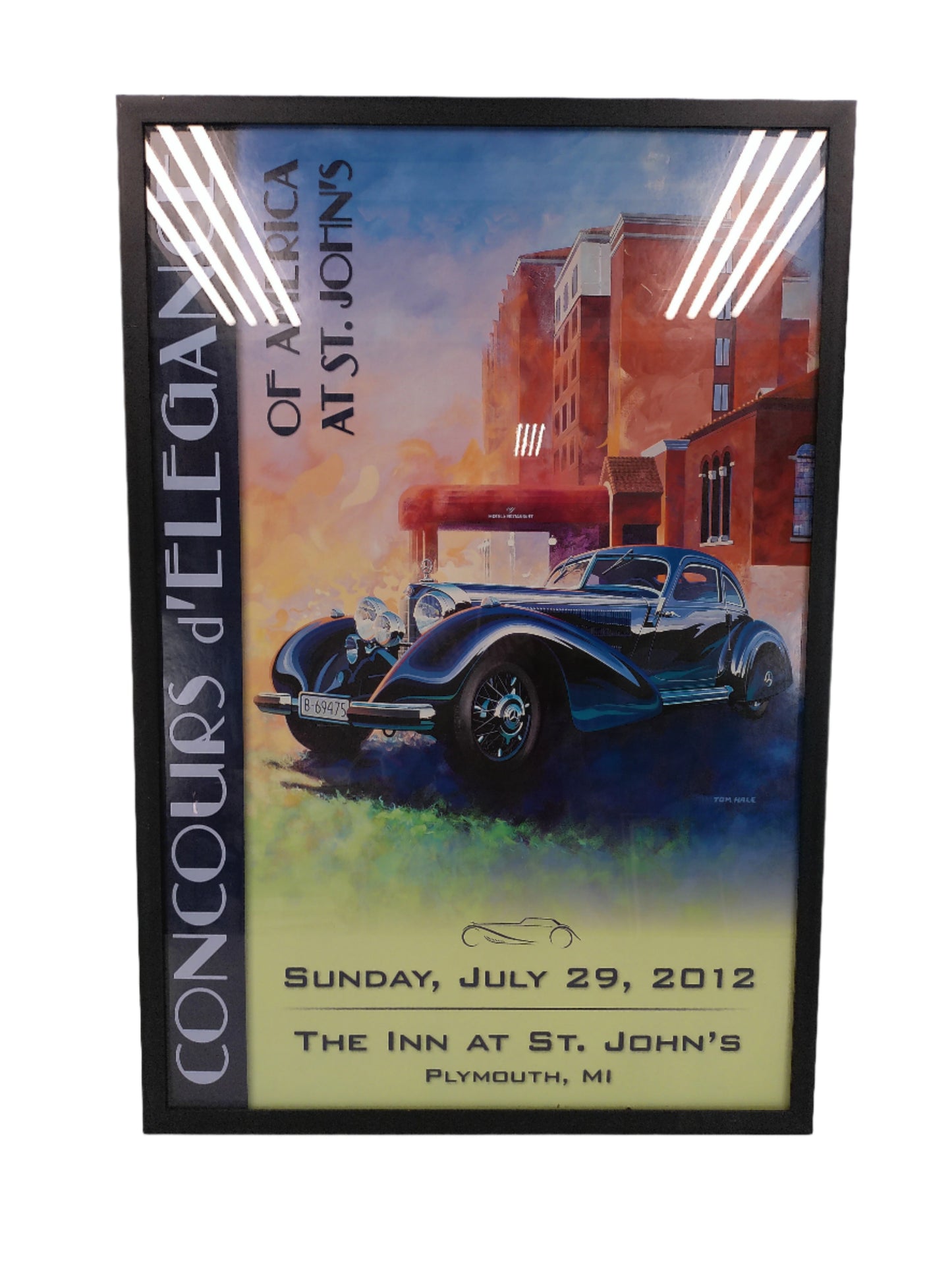 Art Framed Print The Inn's at Saint John's July 29, 2012 Car showcase