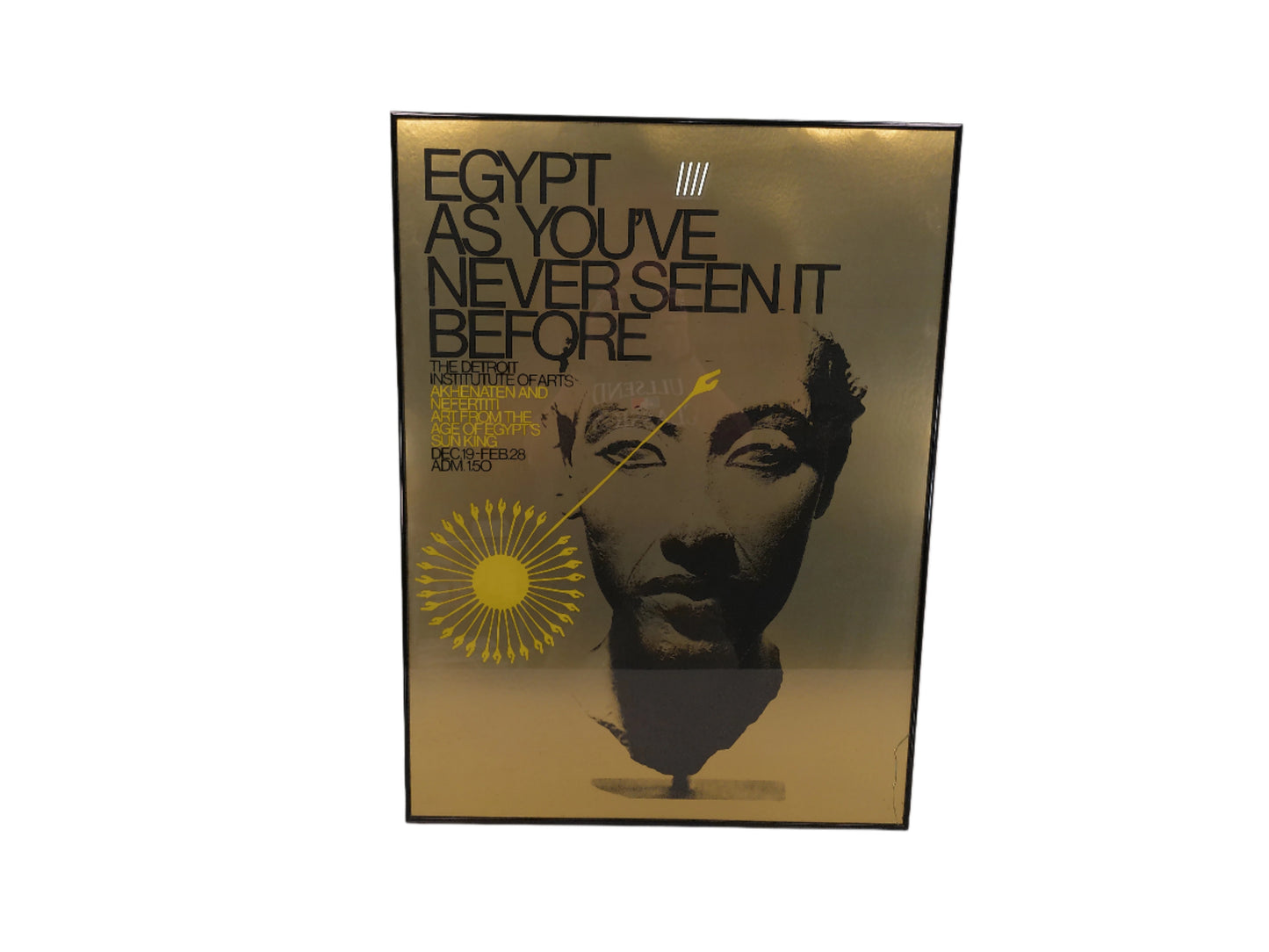 Art Egypt As You've Never Seen It Before Metal Frame Print Glass