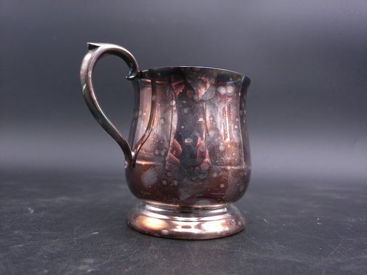 Reed & Barton Marked 867 Small Handmade Copper And Silver Jug Cup Mug