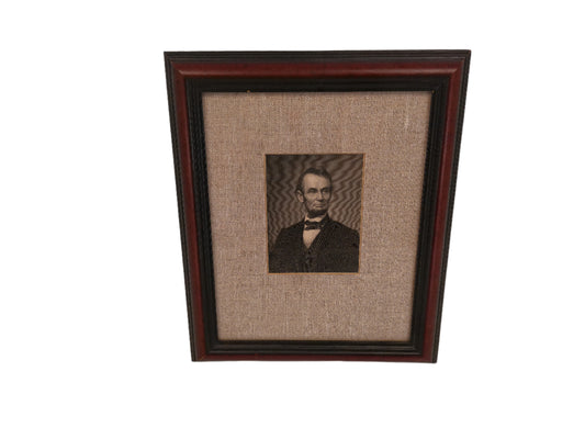 Art Abraham Lincoln  Engraving 1800's Very Rare