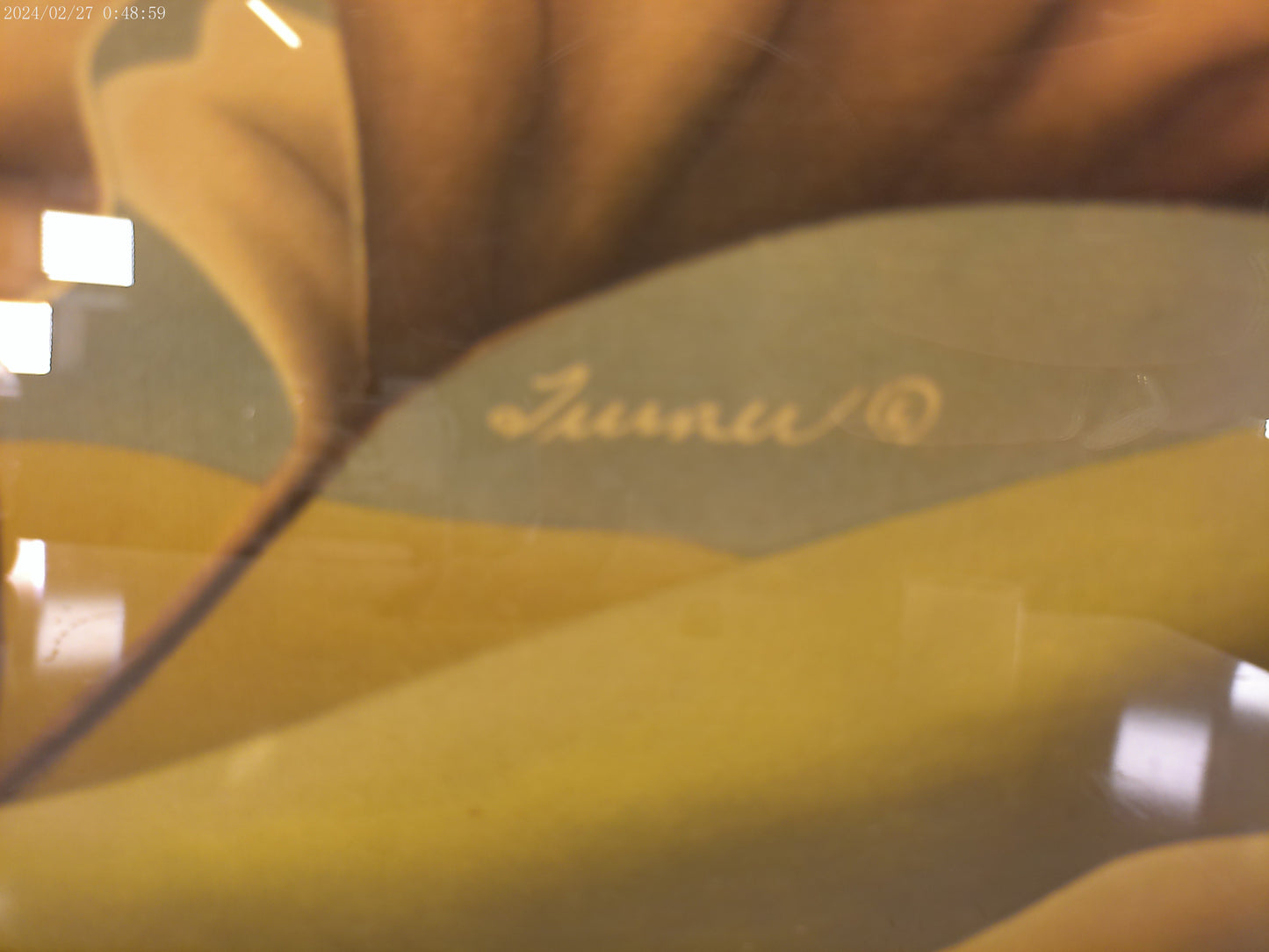 Art Mid-Century Framed Turner Egret Print Framed Picture of swans