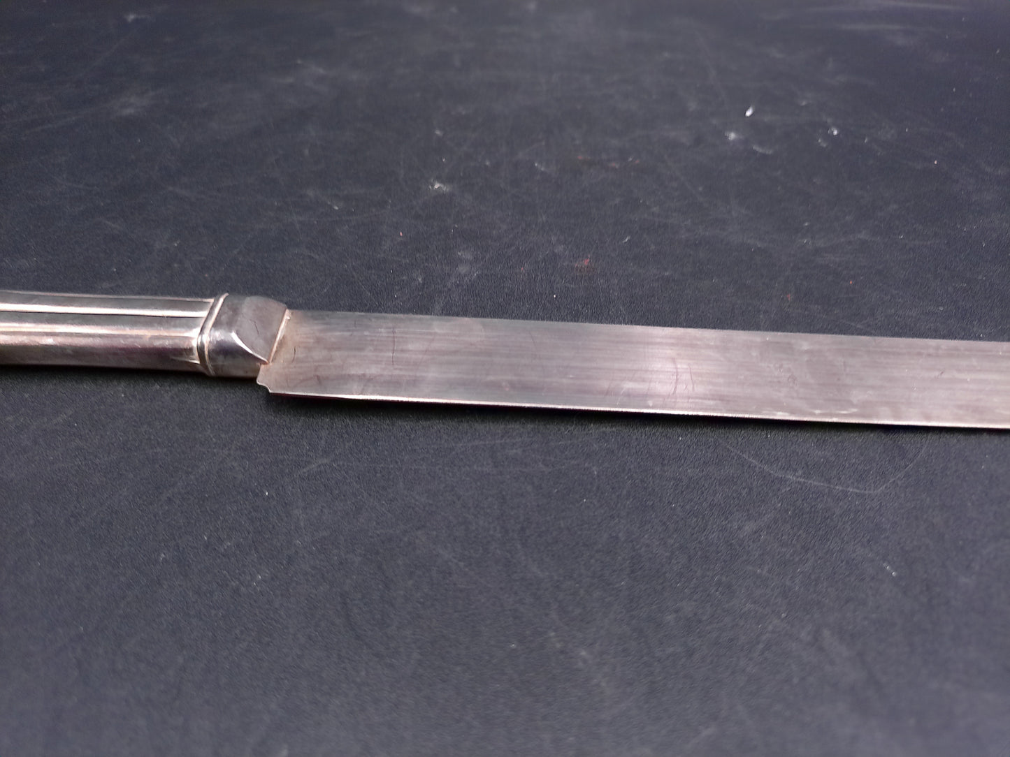 Silver Plated Bread Knife and Butter Knife