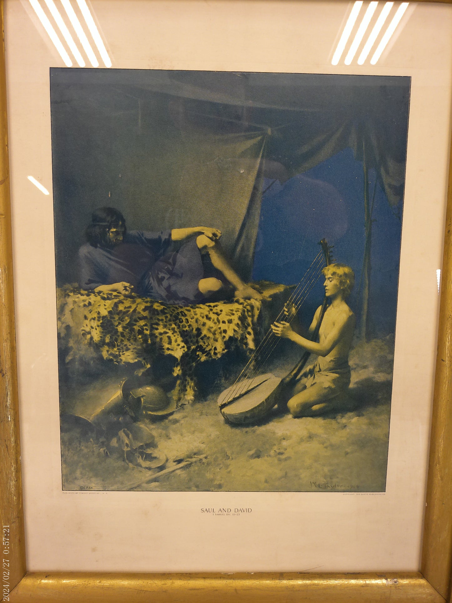 Art Saul and David Print Vintage