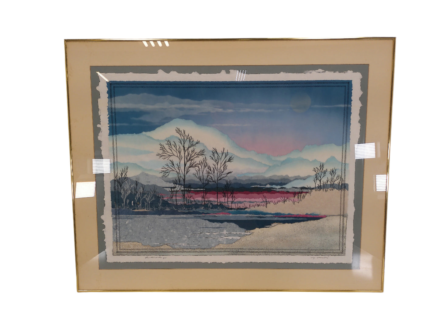 Art Outdoor Painting by Marlon Metal Framed