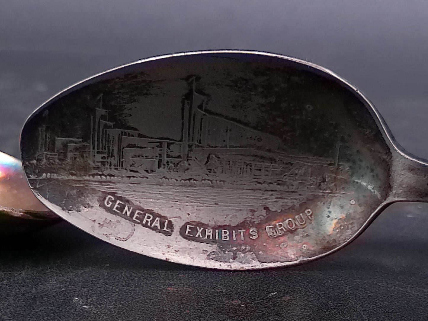 Silver Plated 2 Spoons 1933 I Will Century of Progress Chicago General Exhibits Group