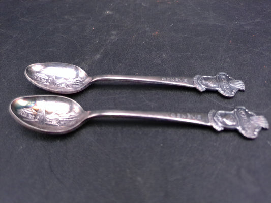 Rolex Set of 2 Spoons Bucherer Geneve with City Graphic