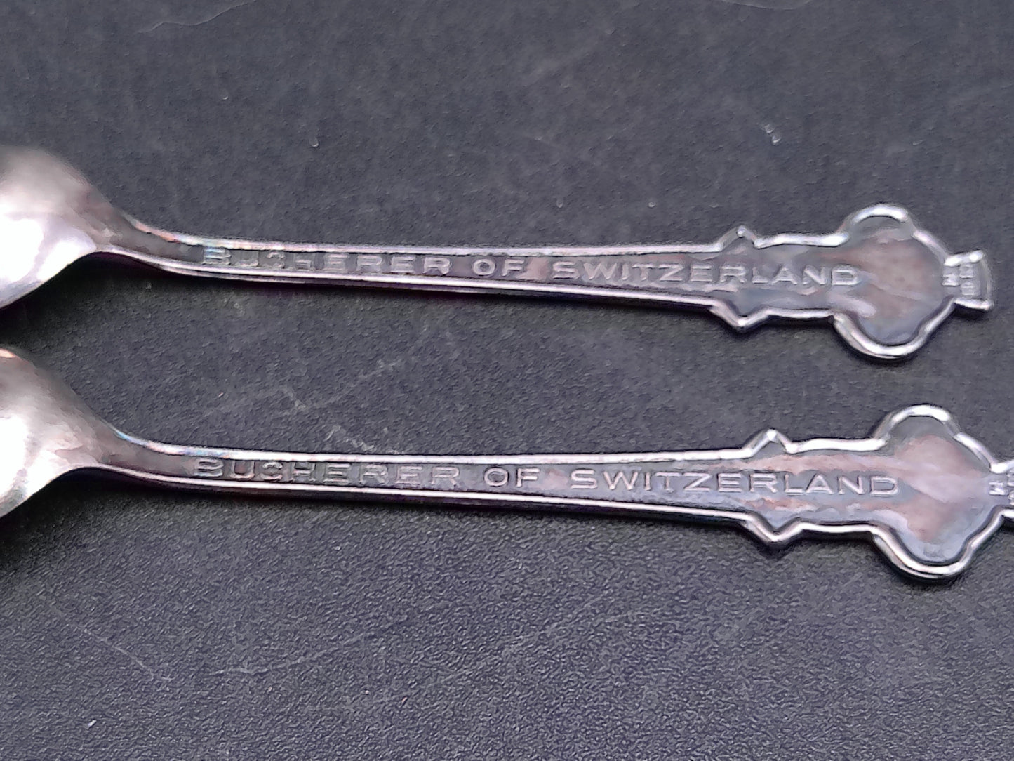 Rolex Set of 2 Spoons Bucherer Geneve with City Graphic