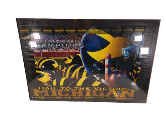 Art Framed Print University of Michigan Wolverines 1997 National Champions