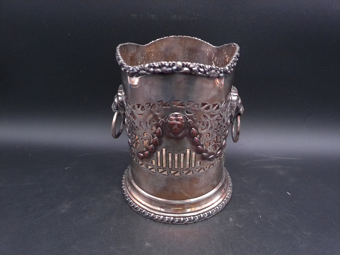 Silver Plated Wine Holder Vintage Marked no. 85
