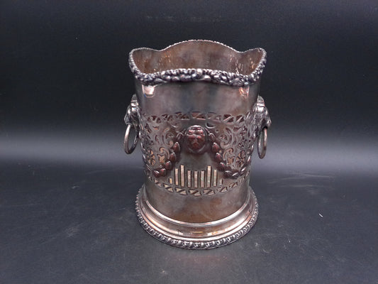 Silver Plated Wine Holder Vintage  Marked no. 85