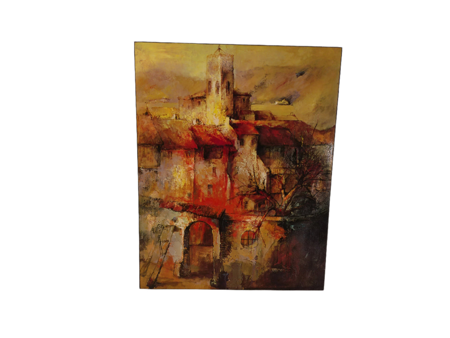 Art Y W Lee (Korean) Painting Oil on Canvas Framed