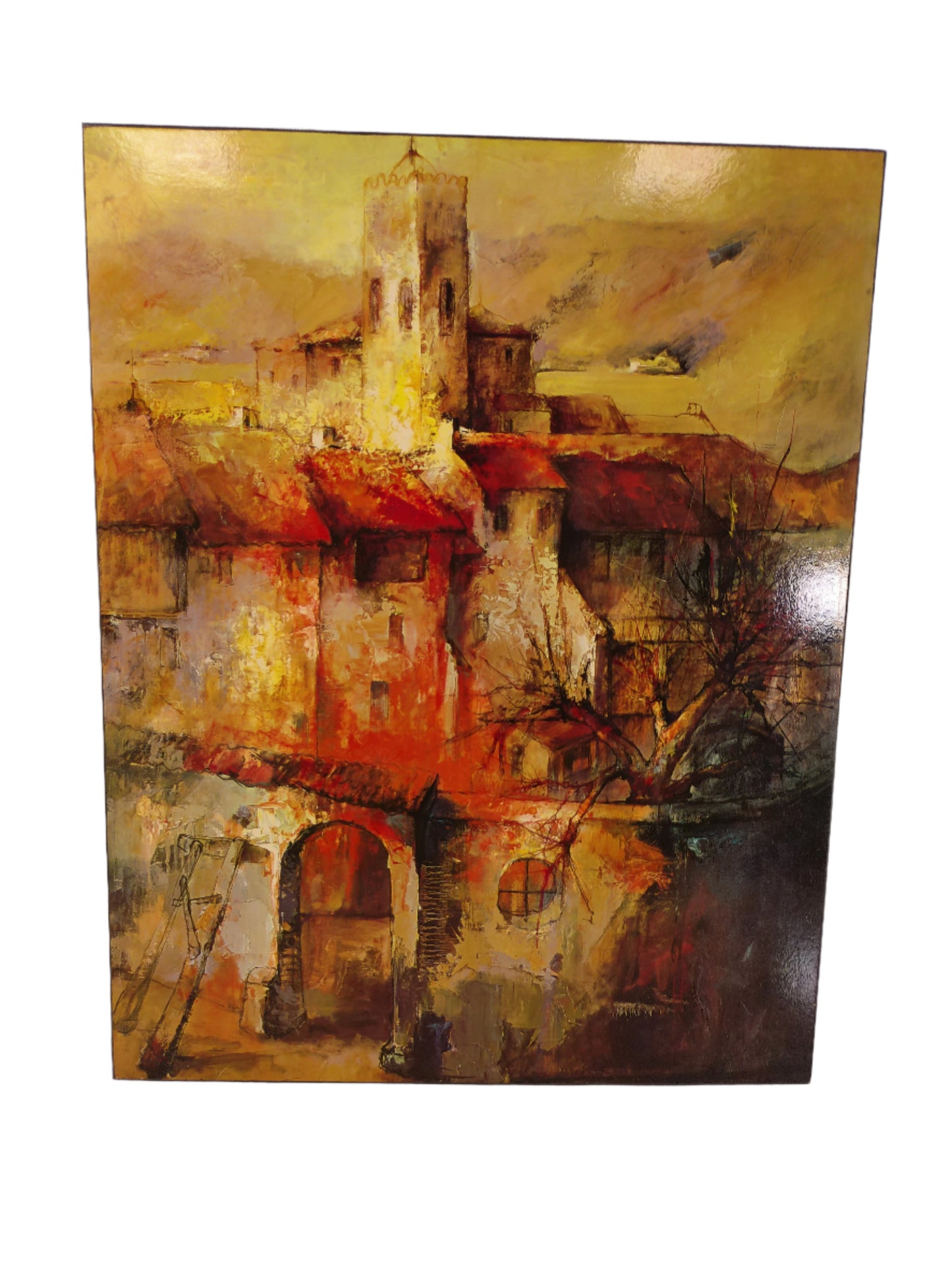 Art Y W Lee (Korean) Painting Oil on Canvas Framed